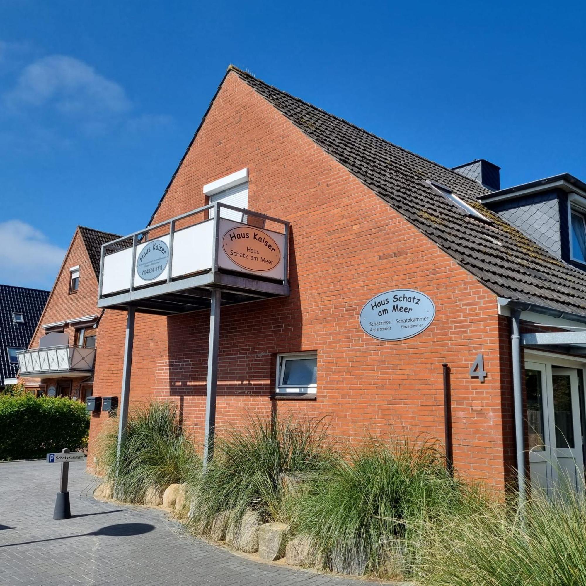 Haus Schatz Am Meer Appartement 12 Fuer 1 Person Schatzkammer 比苏姆 外观 照片